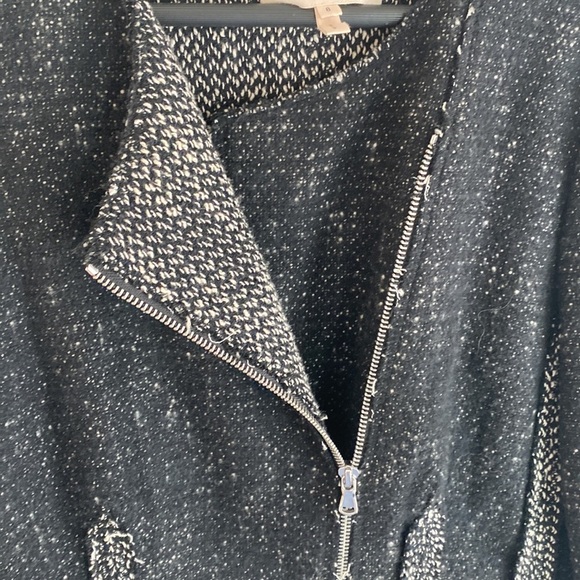 Rebecca Taylor Black and White Tweed Blazer - Picture 4 of 7